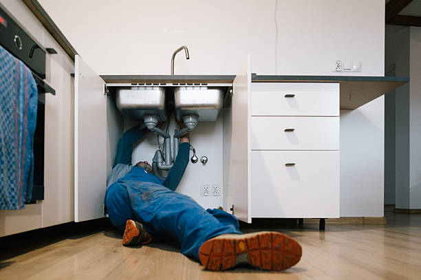 Professional Drain Cleaning technician working in Saginaw, TX